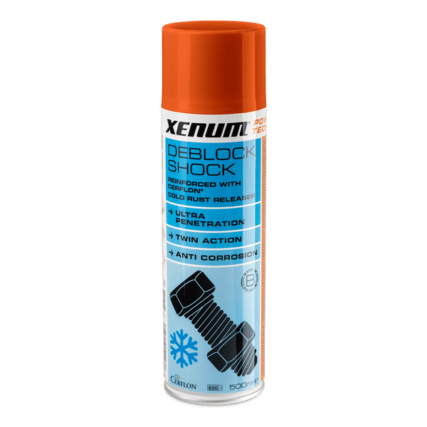 Xenum Deblock Shock (500ml) - Spray potente para liberar piezas oxidadas o bloqueadas
